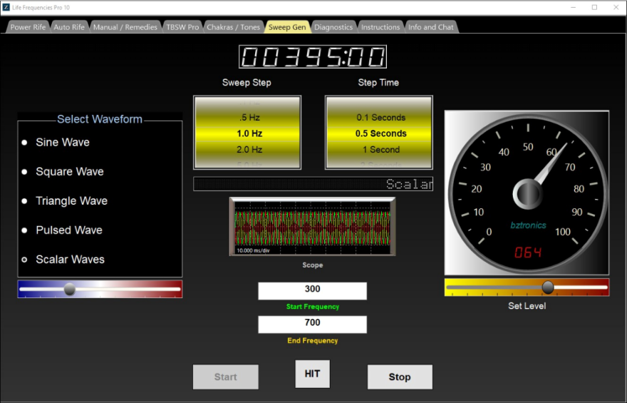 Frequency Sweep Generator